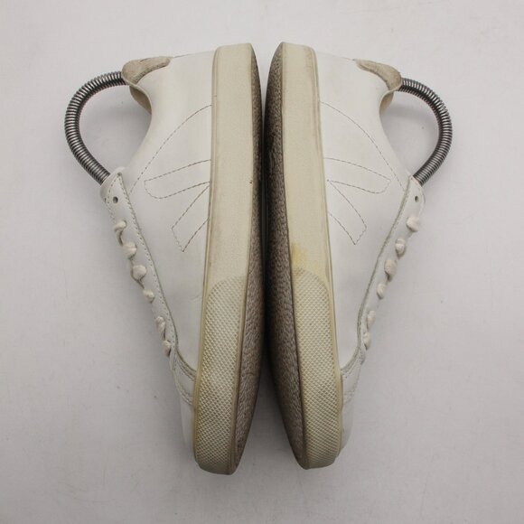 Veja Esplar White Leather Women’s Size 5 Lace Up Trainer Casual Sneakers - Picture 8 of 10
